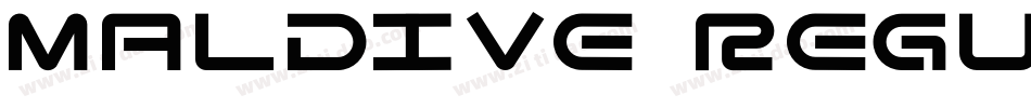 Maldive Regular字体转换